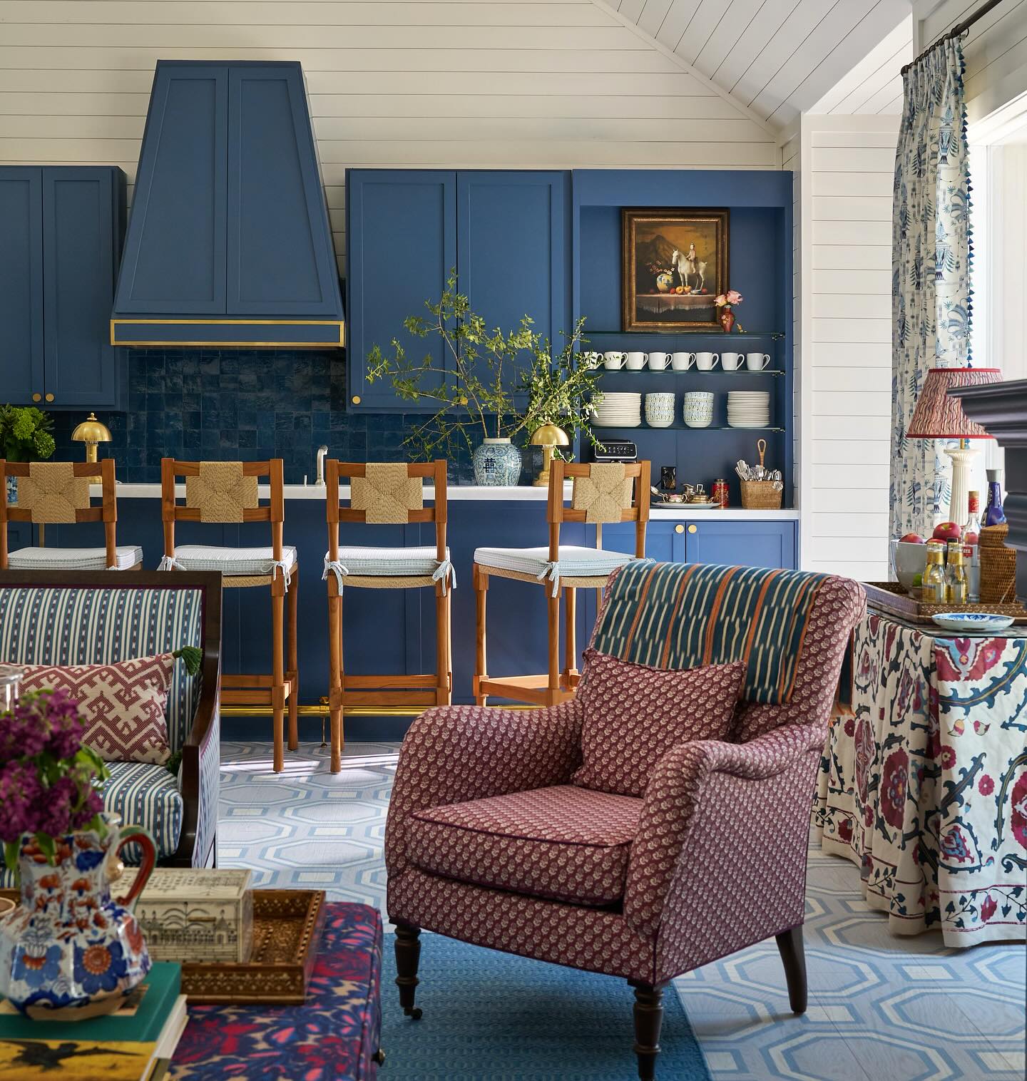 James cabana at the red antler bungalows in Round top, Texas designed by Meredith Ellis